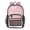 PinkLineFlower (2), variant on Ttyddzy Clear Backpack Heavy Duty PVC Transparent Backpack for College Workplace, Pink-white Stripes