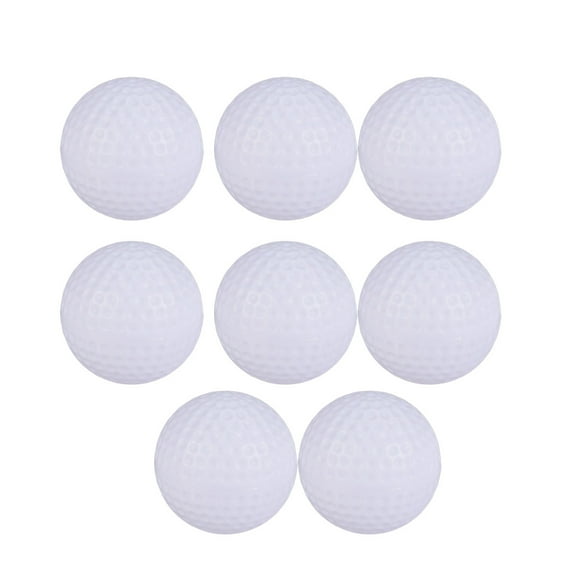 Eeristq 8pcs Plastic Balls Game Toy Balls Indoor Outdoor Practice Balls for Kids Children Golfer (White)