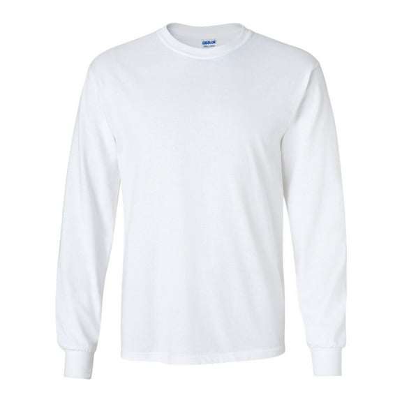 Gildan Ultra Cotton Long Sleeve T-Shirt for Men Size up to 5XL