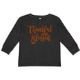 thumbnail image 3 of Inktastic Thankful and Blessed Boys or Girls Long Sleeve Toddler T-Shirt, 3 of 5