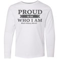 thumbnail image 3 of Inktastic Proud to be Who I am Black History Month Long Sleeve Youth T-Shirt, 3 of 5