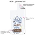 thumbnail image 4 of DistinctInk Custom SKIN / DECAL compatible with OtterBox Commuter for iPhone 11 Pro (5.8" Screen) - Psalm 107:29 - He Stilled the Storm, Waves Were Hushed, 4 of 5