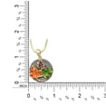 thumbnail image 3 of cocojewelry Maple Fall Leaves Turkey Pendant Necklace Thanksgiving Halloween Jewelry, 3 of 3