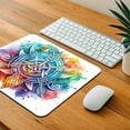 thumbnail image 4 of Norse Viking Symbols Watercolor Mouse Pad Low Profile Gaming Mat, 4 of 7
