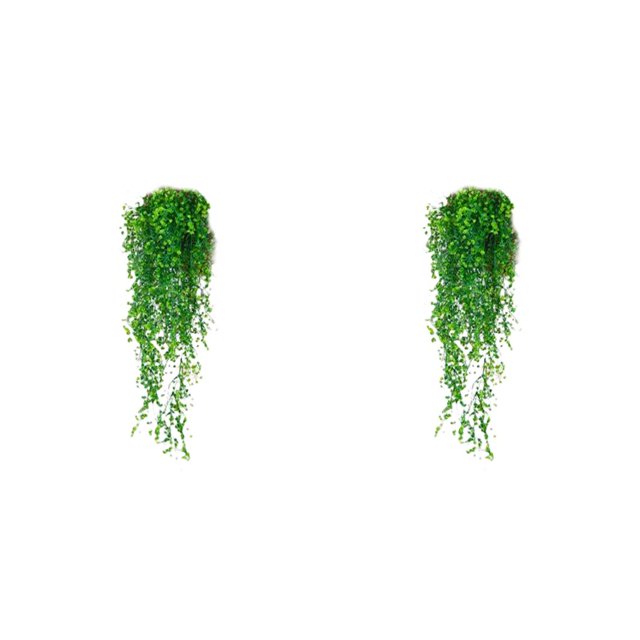 Advancent Fondo de pared artificial Flores colgantes Planta Vid falsa Decoración de la boda Regalos de inauguración Interior Exterior Verde corto 85CM Corto Verde 85CM 2piezas Advancent CBP487916