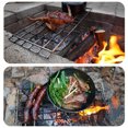 thumbnail image 4 of Soidarity Parrilla Parrilla Plegable Acero Inoxidable Barbacoa Parrilla Red Jardín Barbacoa Kits de desorden para acampar Soidarity OD021855-00, 4 of 6