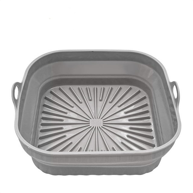 Friteuse à Air Chaud Nourriture Friteuse à Air Tapis de Barbecue Épais Pliable - Tapis Multifonction Résistant à la Chaleur Réutilisable Friteuse à Air Chaud
