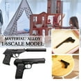 jileijar 1/6 Scale Metal Pistol Model For 12" Figure Scene Accessories