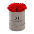 thumbnail image 1 of Mia Milano Roses in a Box I Preserved Roses Box Handmade in The USA I Infinity Flowerbox for Delivery I Preserved Real Roses in Velvet Box 3 Years Shelf Life, 1 of 4