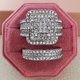 thumbnail image 5 of 2pc Anillos de Promesa de Plata Delicado Diseño Nudo Conjunto Anillo de Moda Luz Anillo de Alto Grado, 5 of 8