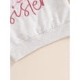 thumbnail image 5 of RUINIXCW Toddler Baby Girl Sweatshirts Big Sister Matching Outfit Little Girl Kids Letter Long Sleeve Crewneck Pullovers Spring Fall Winter Shirt Top, 5 of 8