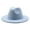 Sky Blue, variant on Gaukiv Unisex Felt Fedora Hats Wide Brim Classic Jazz Caps Structured Crown Versatile Styling Red L