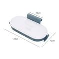 thumbnail image 4 of SAYOO - Soporte para bolsa de basura montado en la pared para cocina con tapa para colgar en la puerta trasera SAYOO Moda, 4 of 7