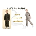 thumbnail image 4 of Toptie Kid's Coverall for Boys Mechanic Christmas Halloween Suit Costume Flight Suit-Olive-7/8Y, 4 of 8