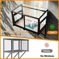 thumbnail image 6 of Cat Window Box Window Perch Catio Outdoor Cat Enclosure Bug Proof Wire Grid, 6 of 8