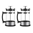 thumbnail image 1 of Cafetera Francesa de Acero Inoxidable Sunnimix 2 Piezas Transparente 1-2 Tazas, 1 of 8