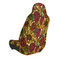 thumbnail image 2 of Wukai Sunflower Full Set Car Seat Covers with Soft Padding Universal Auto Front Seats Protector and Cushion Mat, 2 of 5