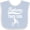 Blue and White, variant on Inktastic Future Track Star Girls Sports Girls Baby Bib