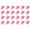 Pink, variant on 24 Pack Bulk Sun Visors Ideal for Events Teams or Promotions (Red)