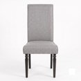 thumbnail image 5 of Home Design Pryor Dining Chair (Set of 2), Modern Rolled Back and Turned Front Legs Design, Black, 5 of 9
