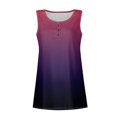thumbnail image 4 of Plus Size Blouse for Women Women Summer Sleeveless Casual Printed O Neck T Shirt Tops, 4 of 7