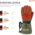 thumbnail image 7 of SAVIOR HEAT Heated Gloves for Men Heated Ski Gloves 10h Warm 7.4V 3000mAh Battery Thick Lining Waterproof Goatskin Palm Anti Loss Lanyard Outdoor Skiing Snowboarding for Winter, 7 of 7