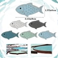 thumbnail image 6 of 20 Pcs Wooden Fish Wall Decor Wall Art Ornament Rustic Nautical Fish Decor Beach Theme Indoor Outdoor Home Decorative Lake House Beach Decorations Wall Hanging, 6 of 7