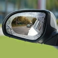 thumbnail image 6 of 2Pcs Car Rainproof Clear Film Rearview Mirror Protective Anti Fog Clear Sticker, 6 of 19
