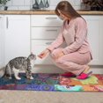 thumbnail image 3 of Colorful Patchwork Pioneer Flower Pattern Kitchen Rugs Sets Of 2,Anti Fatigue Kitchen Mat Rugs Non Slip Washable,Decorative Kitchen Floor Mats for Kitchen,Sink,Laundry,17"x30"+17"x47", 3 of 7
