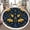 Color 1, variant on Washable Non Slip 3ft Round Rug, Glamorous Purple Blue Agate Marble Gold Glitter Swirls Circle Area Rugs with Tassels Carpet for Nursery Bedroom Living Room Playroom Tent rug Tent Castle