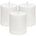 thumbnail image 5 of Scented Pillar Candles Fresh Linen - 4 Pack Scented Candles - for Weddings, Home Decoration, Relaxation, Church, Spa - 4 pack, 5 of 7
