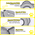 thumbnail image 7 of Waxgamo Dog Cone for medium Dogs, Comfortable Inflatable Soft Alternative After Surgery, Elizabethan Donut Collar for Recovery, Different Sizes for Cats, Medium and Small Dogs (L) ﻿ ﻿, 7 of 7