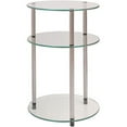 thumbnail image 5 of Convenience Concepts Designs2Go No Tools 3 Tier Round Table, Multiple Finishes, 5 of 5