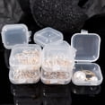 thumbnail image 5 of 1-20Pcs Mini Plastic Storage Containers Box Portable Pill Medicine Holder Storage Organizer Jewelry Packaging for Earrings Rings 20pcs, 5 of 5