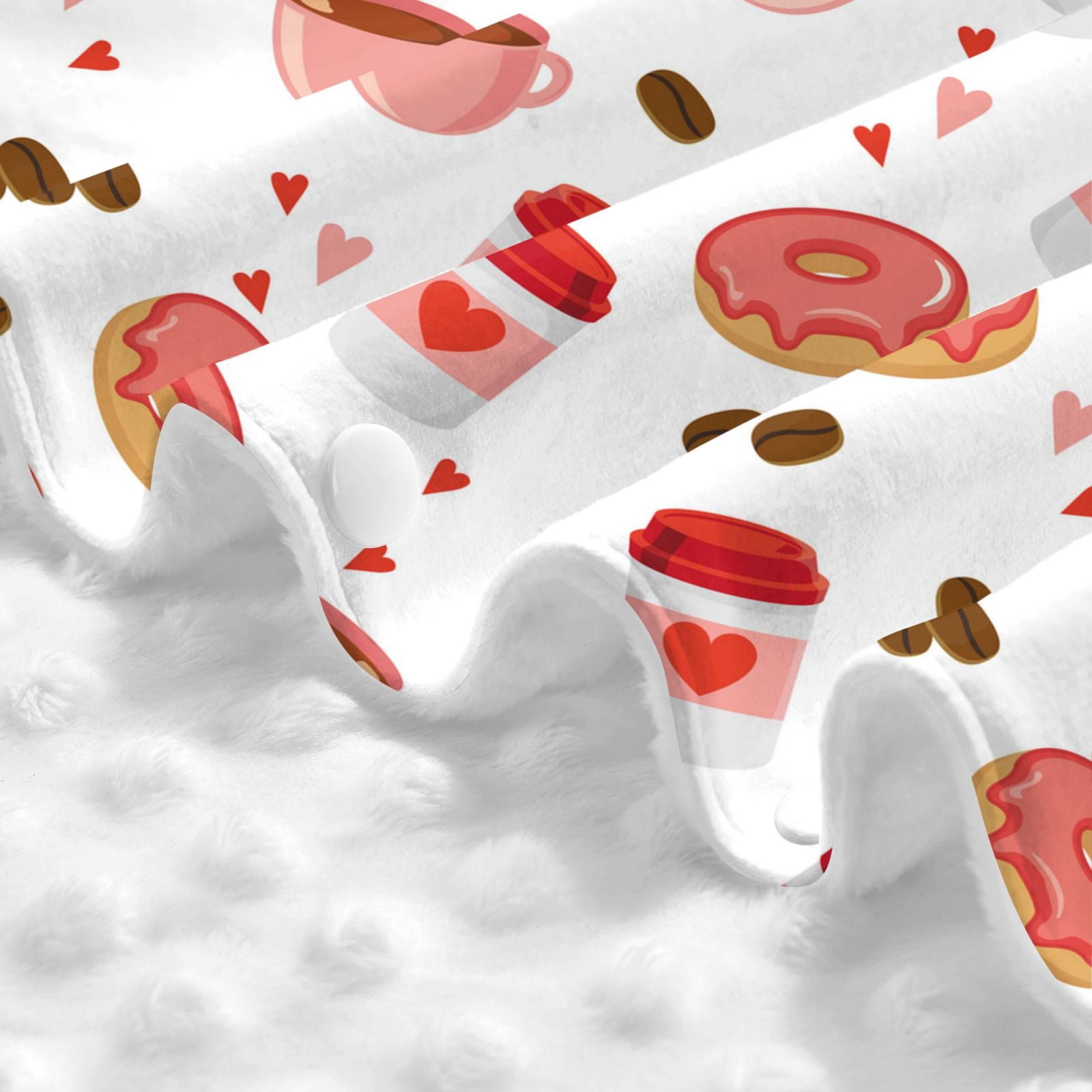 Car Seat Cover Baby - Donut coffee Breathable Infant Car Seat Cover for Baby Carseat, Lightweight Comfort Baby Essentials Must Haves Newborn Stuff for Girl Boy