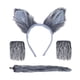 thumbnail image 4 of Conjunto de disfraz de lobo para niños. Diadema con orejas de lobo para fiestas del Día del Niño. sin falda, 4 of 9