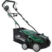 【LuckyNote】16IN 2-in-1 Electric Garden Scarifier/Dethatcher - 15 Amp, 58QT Extra Large Removable Bag ​