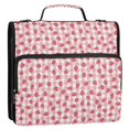 thumbnail image 5 of FORMRS Zipper Binder with Shoulder Strap 2-inch Ring 500 Sheet Capacity File Bag, Strawberry Plaid Pattern, 5 of 5