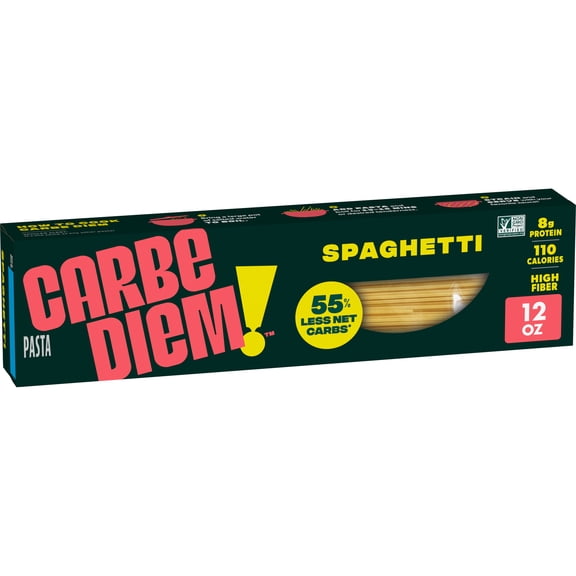 Carbe Diem Spaghetti Pasta 55% Fewer Net Carbs High Fiber