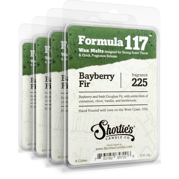 Bayberry Fir Wax Melts Bulk Pack - Highly Scented   Natural Oils - Shortie's Candle Company