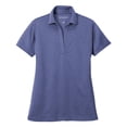 thumbnail image 5 of Yellow Rooster Womens Heathered Silk Touch Performance Polo Royal Heather L, 5 of 7