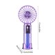 thumbnail image 3 of Ventilador de techo portátil, mini ventilador de mano, transparente, pequeño, ajustable, recargable por USB, 3 velocidades, potente ventilador de pestañas para niños, mujeres, hombres, interior y exte, 3 of 6