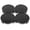 Black, variant on Rhinotuning 75mm Wheel Center Caps Carbon Fiber for Wheel Rims OD: 75mm/2.95in ID: 69.52mm/2.72in