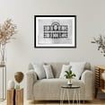 thumbnail image 4 of Historic Framed Print, [The White House (Executive Mansion"), Washington, D.C. Basement plan]", 17-7/8" x 21-7/8", 4 of 9