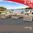 thumbnail image 2 of Hampton 8 Piece Outdoor Wicker Patio Furniture Set 08b, 2 of 7