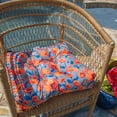 thumbnail image 6 of Frida Kahlo® + Classic Accessories® Patio Seat Cushions, 2-Pack, 19 Inch, Amapolas Brillantes, 6 of 9