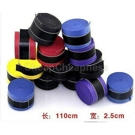 Datingday 10pcs Absorb stretchy Tennis Squash Racquet Band Grip Anti-slip Tape Overgrip