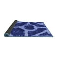 thumbnail image 2 of Ahgly Company Indoor Rectangle Abstract Blue Modern Area Rugs, 7' x 9', 2 of 4