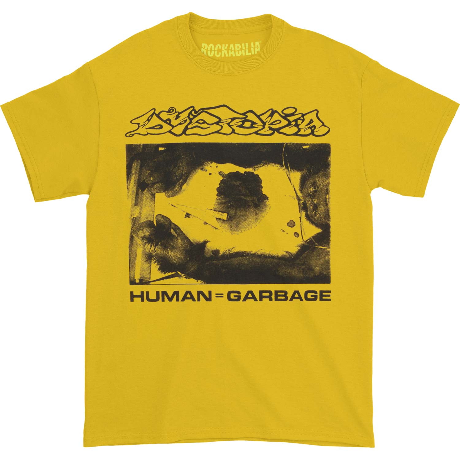 Dystopia Men's Human\u003dGarbage T-shirt X 