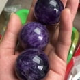 thumbnail image 5 of 1.2 Inch Natural Dreamy Amethyst Ball Crystal Energy Ball Round Sphere Stone Sculpture Polished Home Office Decoration Meditation Healing, 5 of 5
